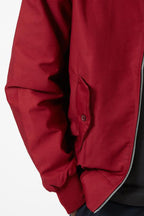 Homem Bomber Jacket Harrington com Fecho de Correr