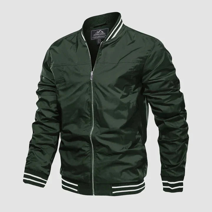 Solene | Homem Bomber Leve com Fecho de Correr