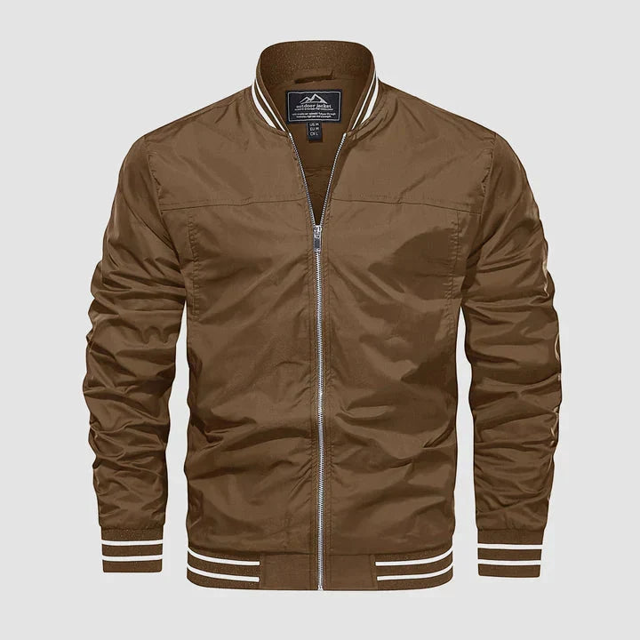 Solene | Homem Bomber Leve com Fecho de Correr