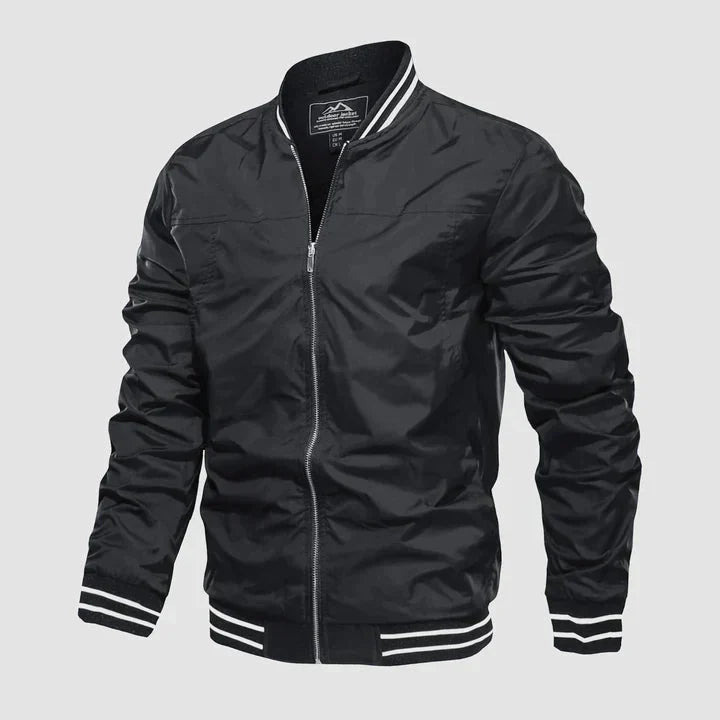 Solene | Homem Bomber Leve com Fecho de Correr