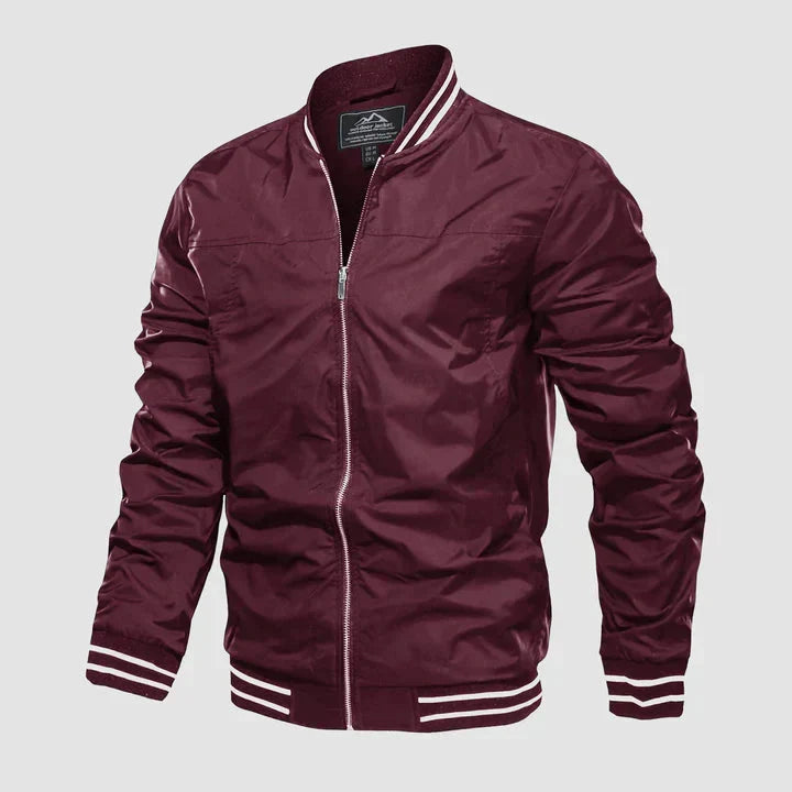Solene | Homem Bomber Leve com Fecho de Correr