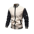 Greta | Homem Bomber Jacket com Fecho de Correr
