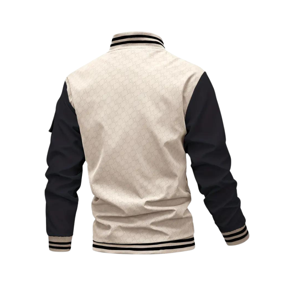 Greta | Homem Bomber Jacket com Fecho de Correr
