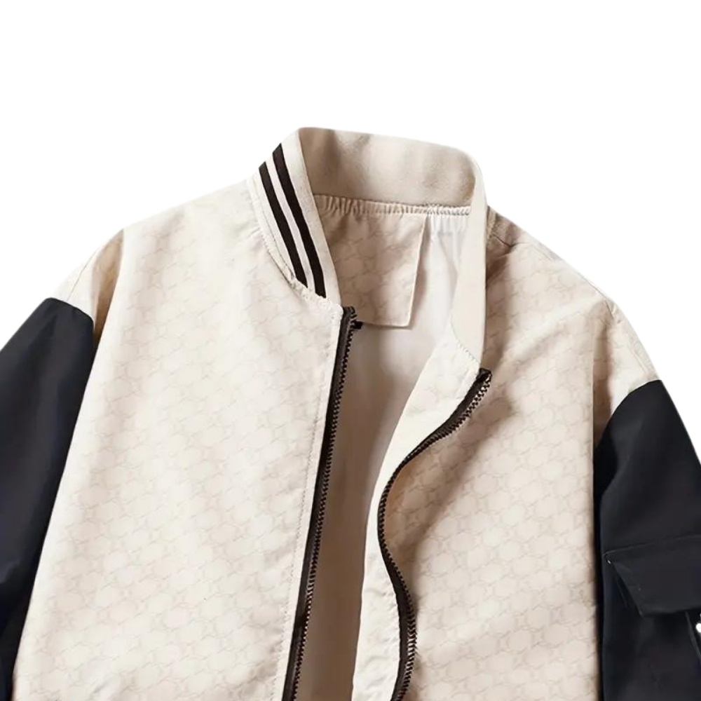Greta | Homem Bomber Jacket com Fecho de Correr