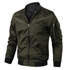 Sabine | Homem Bomber Jacket Leve com Fecho de Correr
