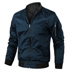 Sabine | Homem Bomber Jacket Leve com Fecho de Correr