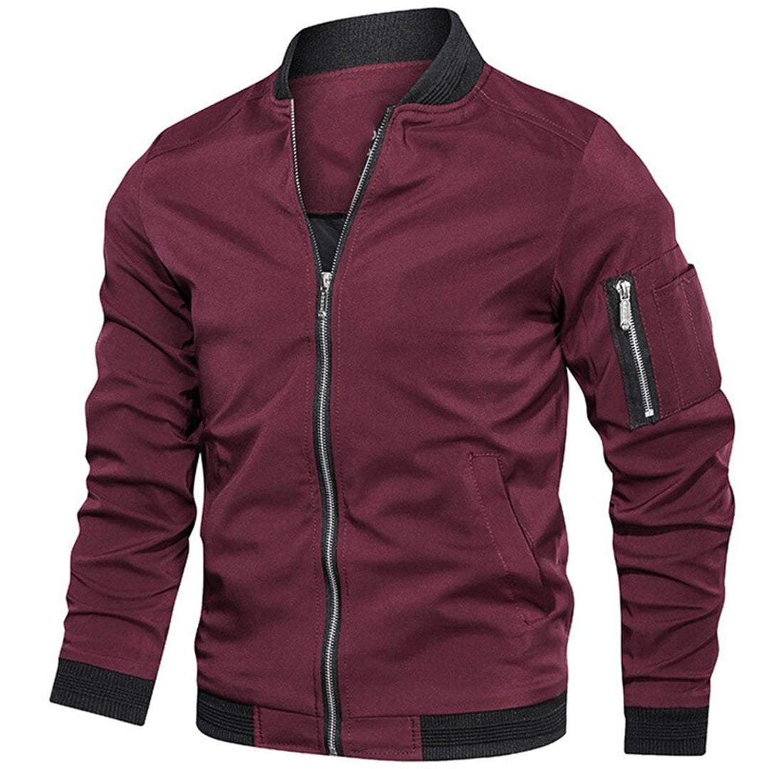 Solveig | Homem Bomber Jacket Leve Gola Alta