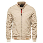 Talia | Homem Bomber Jacket Slim Fit com Fecho de Correr