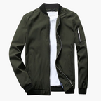 Una | Jaqueta Bomber Masculina com Fecho de Correr