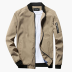 Una | Jaqueta Bomber Masculina com Fecho de Correr