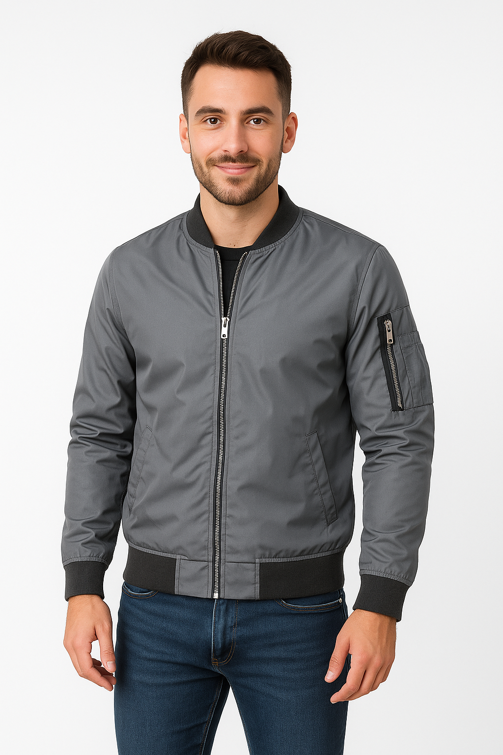 Zara | Homem Bomber Jacket Corta-Vento