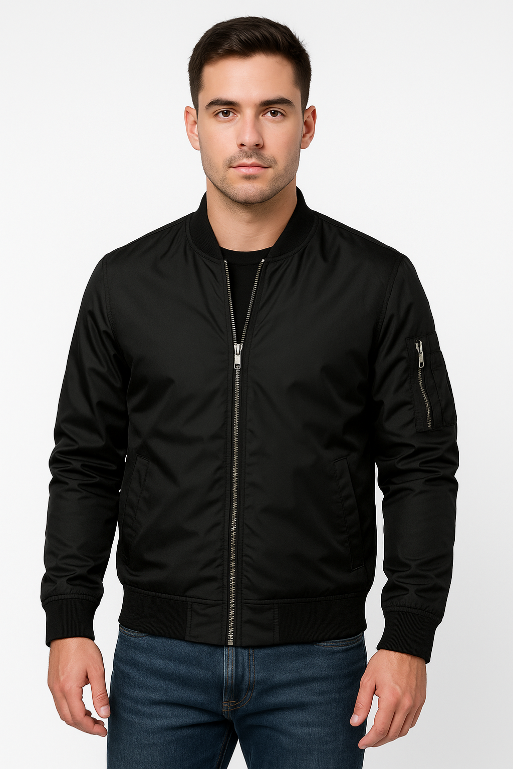 Zara | Homem Bomber Jacket Corta-Vento