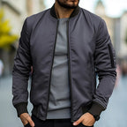 Liora | Jaqueta Bomber Masculina Slim Fit com Zíper