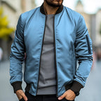 Liora | Jaqueta Bomber Masculina Slim Fit com Zíper