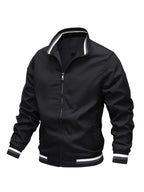 Thea | Homem Bomber Jacket Corta Vento com Fecho