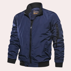 Aria | Homem Bomber Jacket Corta-Vento com Fecho de Correr