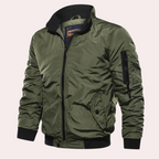 Aria | Homem Bomber Jacket Corta-Vento com Fecho de Correr