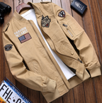 Perla | Homem Bomber Jacket com Fecho de Correr e Bolsos