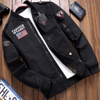 Perla | Homem Bomber Jacket com Fecho de Correr e Bolsos