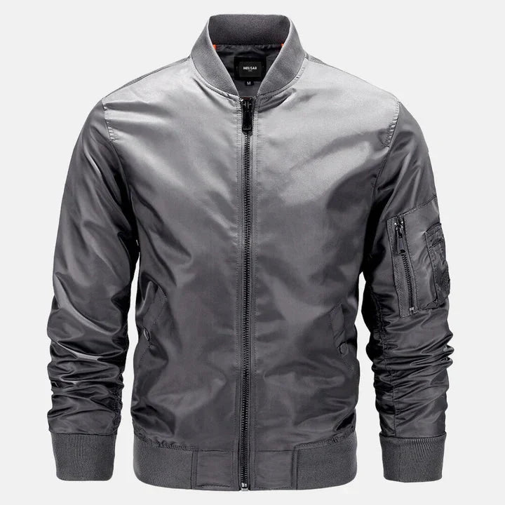 Edith | Homem Bomber Jacket Impermeável Corta-Vento