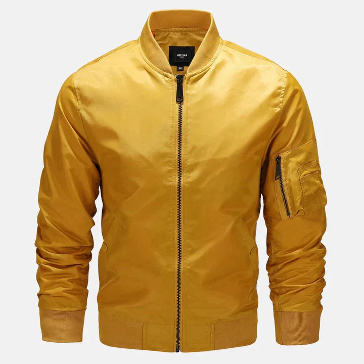 Edith | Homem Bomber Jacket Impermeável Corta-Vento