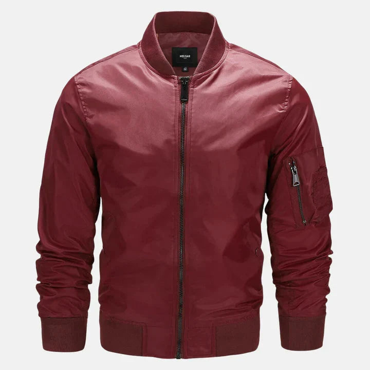 Edith | Homem Bomber Jacket Impermeável Corta-Vento