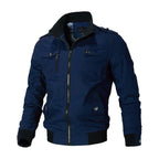 Nova | Homens Bomber Jacket com Fecho de Correr