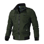 Nova | Homens Bomber Jacket com Fecho de Correr