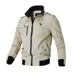 Nova | Homens Bomber Jacket com Fecho de Correr