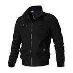Nova | Homens Bomber Jacket com Fecho de Correr