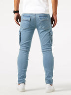 Mira | Calças Cargo Denim Masculinas