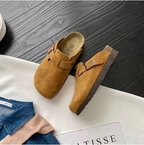 Vera | Tamancos Femininos Fivela Ajustável Casual