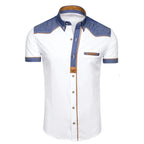 Tessa | Homem Denim Polo Slim Fit com Bolso