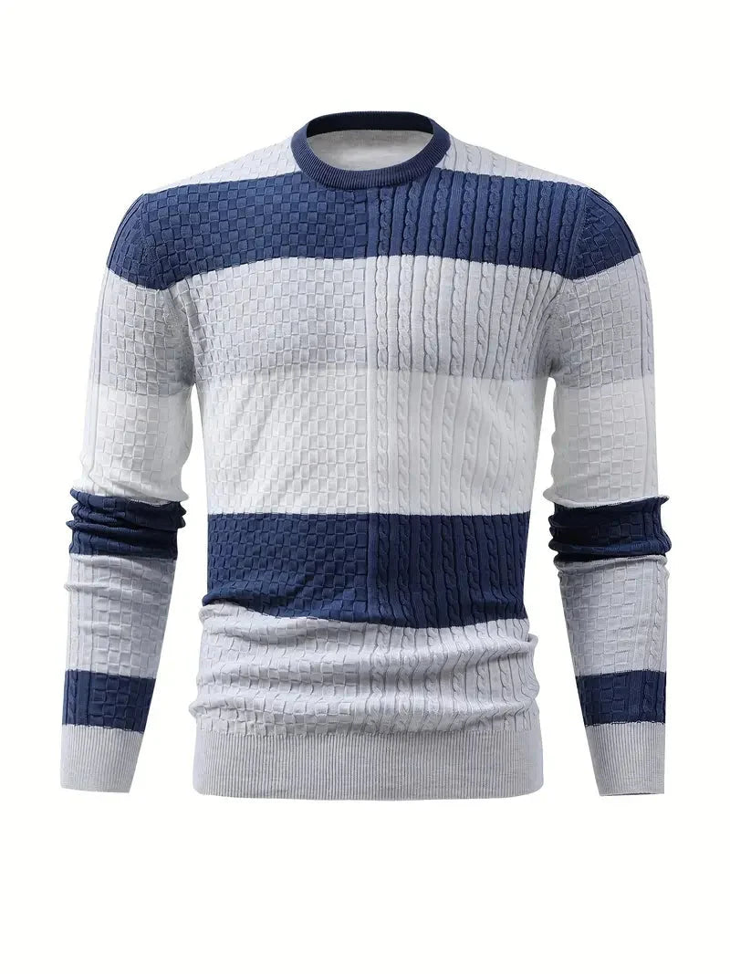Jolie | Camisola Listrada Masculina de Malha