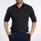 Ottoline | Camisa Social Masculina Manga Longa Sem Vinco