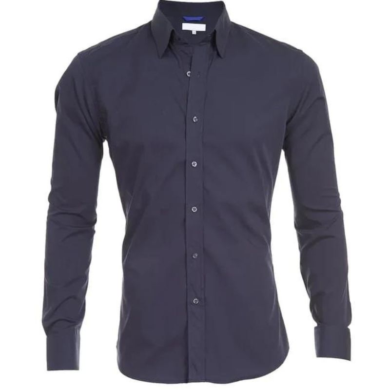 Ottoline | Camisa Social Masculina Manga Longa Sem Vinco
