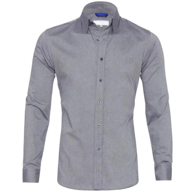 Ottoline | Camisa Social Masculina Manga Longa Sem Vinco