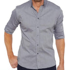 Ottoline | Camisa Social Masculina Manga Longa Sem Vinco