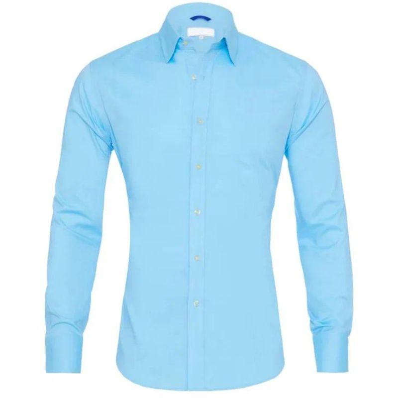 Ottoline | Camisa Social Masculina Manga Longa Sem Vinco