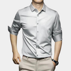 Valentina | Camisa Manga Longa Masculina Sem Passar a Ferro