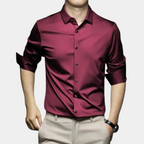 Valentina | Camisa Manga Longa Masculina Sem Passar a Ferro
