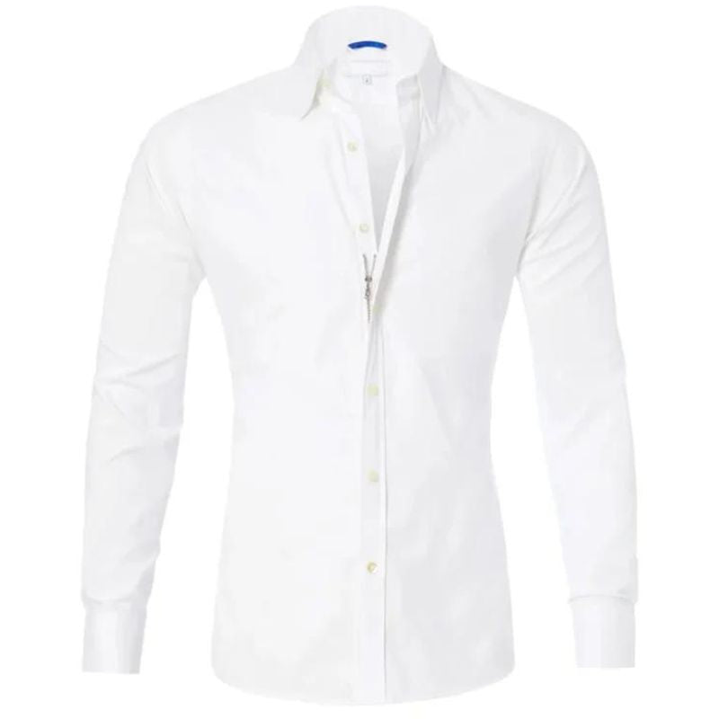 Ottoline | Camisa Social Masculina Manga Longa Sem Vinco