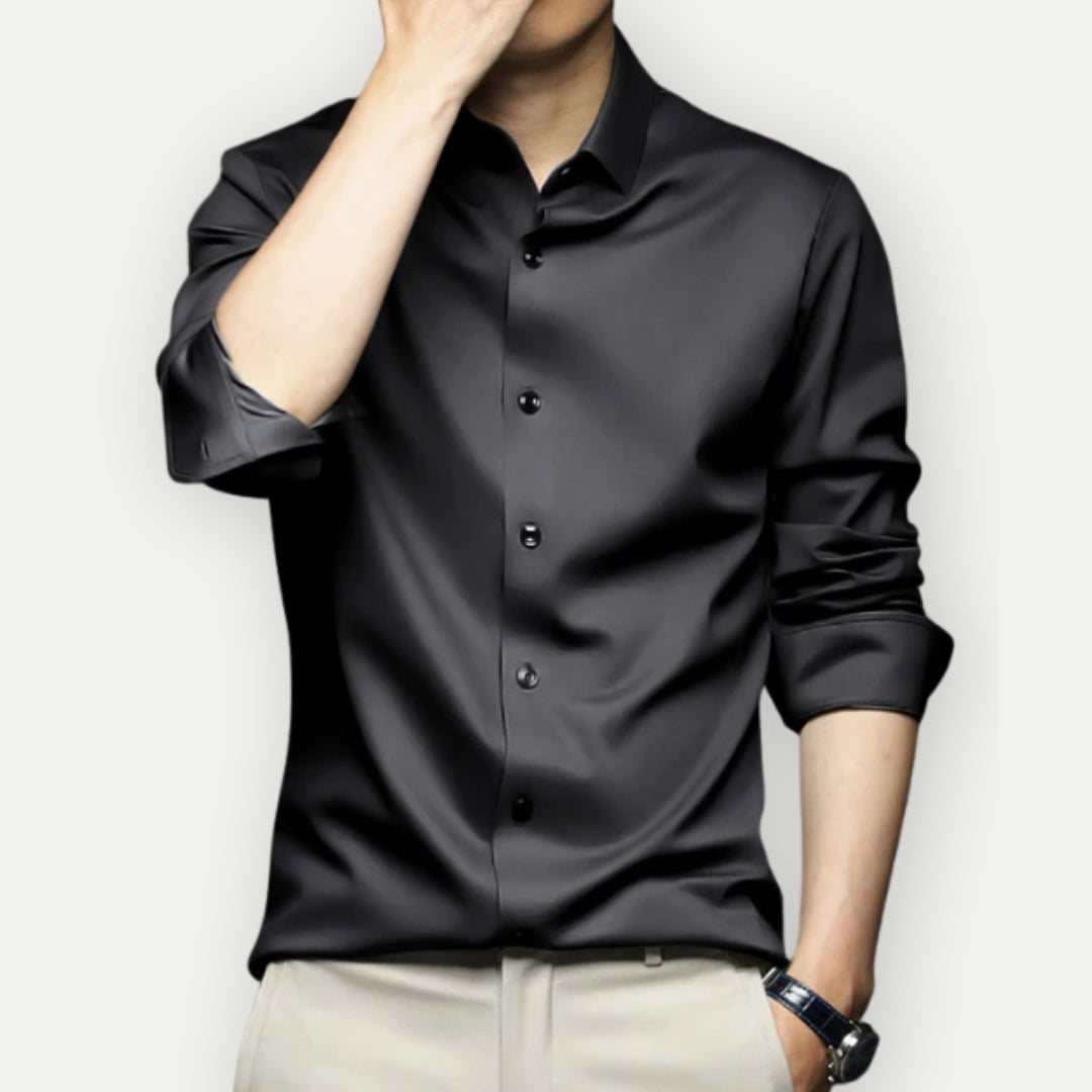 Edith | Camisa Social Masculina Sem Passar a Ferro