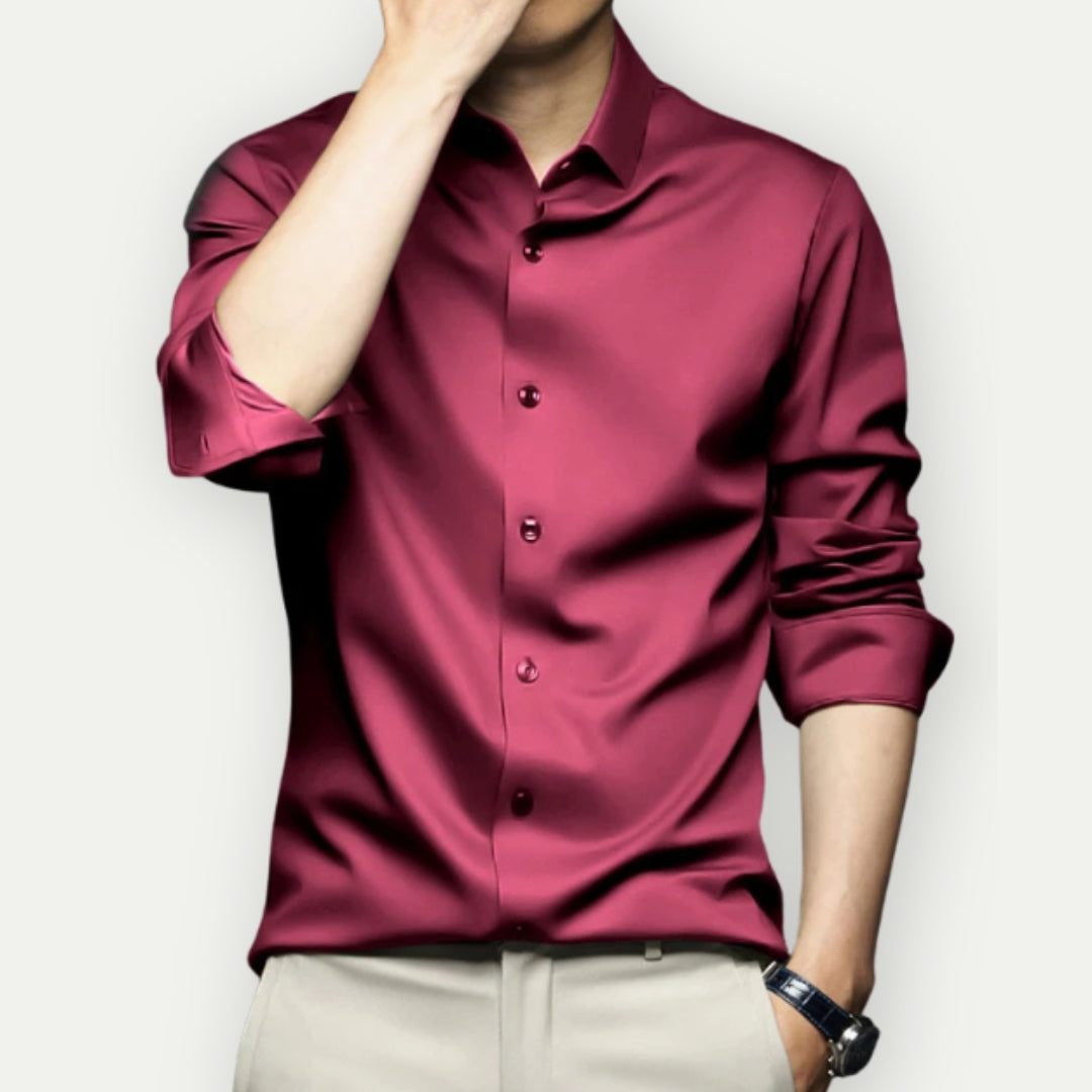 Edith | Camisa Social Masculina Sem Passar a Ferro