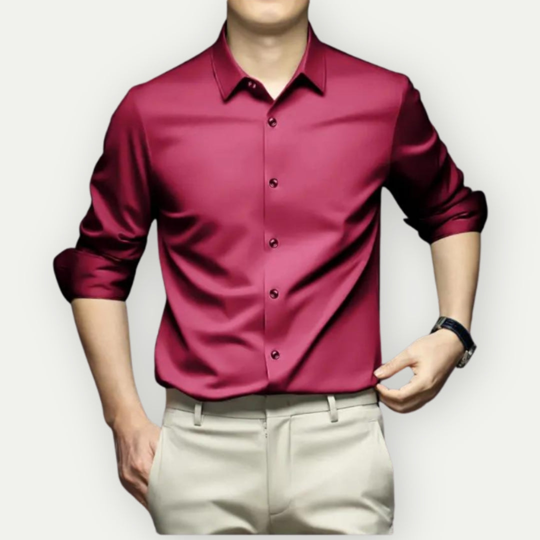 Edith | Camisa Social Masculina Sem Passar a Ferro