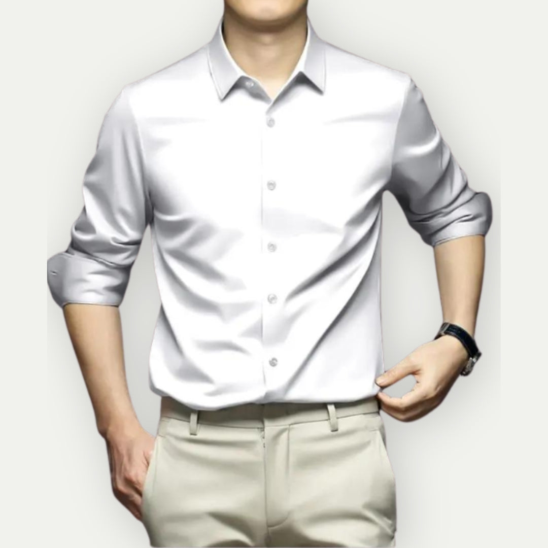 Edith | Camisa Social Masculina Sem Passar a Ferro