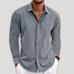 Wilhelmina | Homem Camisa Manga Longa Botões Gola Regular Fit