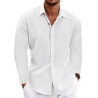 Wilhelmina | Homem Camisa Manga Longa Botões Gola Regular Fit