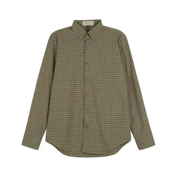 Maren | Camisa Masculina Listrada Manga Longa com Botões