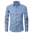 Wynne | Camisa Masculina Oxford Elástica Sem Amassado